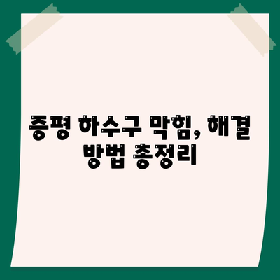 충청북도 증평군 증평읍 하수구막힘 | 가격 | 비용 | 기름제거 | 싱크대 | 변기 | 세면대 | 역류 | 냄새차단 | 2024 후기