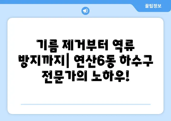 부산시 연제구 연산6동 하수구막힘 | 가격 | 비용 | 기름제거 | 싱크대 | 변기 | 세면대 | 역류 | 냄새차단 | 2024 후기