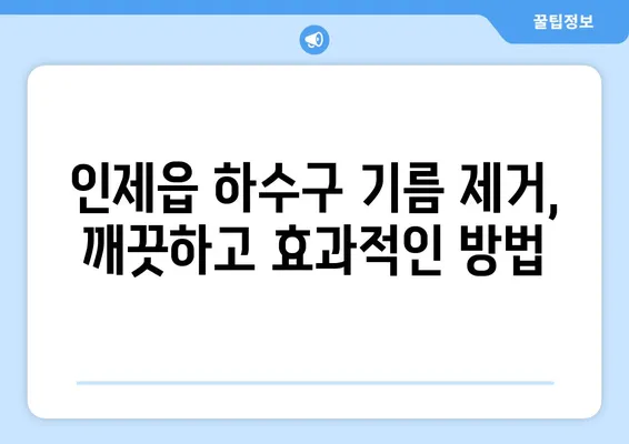 강원도 인제군 인제읍 하수구막힘 | 가격 | 비용 | 기름제거 | 싱크대 | 변기 | 세면대 | 역류 | 냄새차단 | 2024 후기