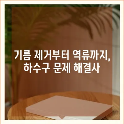 제주도 제주시 한림읍 하수구막힘 | 가격 | 비용 | 기름제거 | 싱크대 | 변기 | 세면대 | 역류 | 냄새차단 | 2024 후기