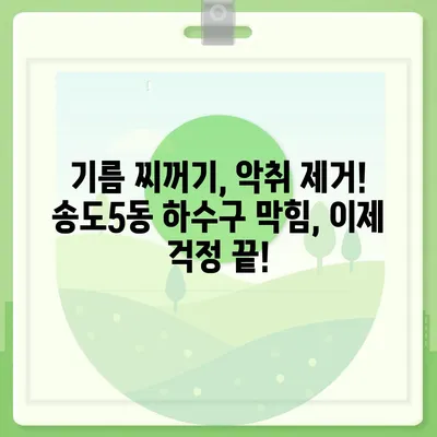 인천시 연수구 송도5동 하수구막힘 | 가격 | 비용 | 기름제거 | 싱크대 | 변기 | 세면대 | 역류 | 냄새차단 | 2024 후기