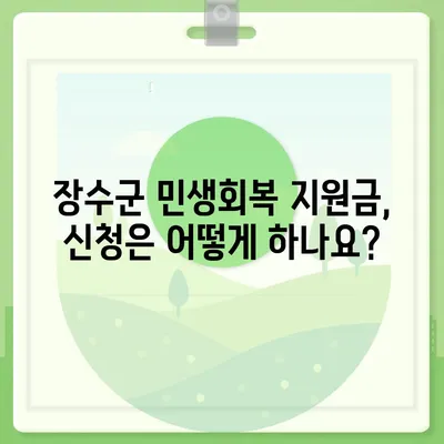 전라북도 장수군 장수읍 민생회복지원금 | 신청 | 신청방법 | 대상 | 지급일 | 사용처 | 전국민 | 이재명 | 2024