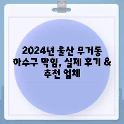 울산시 남구 무거동 하수구막힘 | 가격 | 비용 | 기름제거 | 싱크대 | 변기 | 세면대 | 역류 | 냄새차단 | 2024 후기