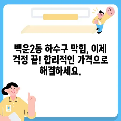 광주시 남구 백운2동 하수구막힘 | 가격 | 비용 | 기름제거 | 싱크대 | 변기 | 세면대 | 역류 | 냄새차단 | 2024 후기