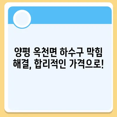 경기도 양평군 옥천면 하수구막힘 | 가격 | 비용 | 기름제거 | 싱크대 | 변기 | 세면대 | 역류 | 냄새차단 | 2024 후기