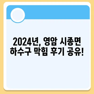 전라남도 영암군 시종면 하수구막힘 | 가격 | 비용 | 기름제거 | 싱크대 | 변기 | 세면대 | 역류 | 냄새차단 | 2024 후기