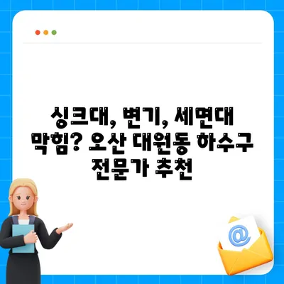 경기도 오산시 대원동 하수구막힘 | 가격 | 비용 | 기름제거 | 싱크대 | 변기 | 세면대 | 역류 | 냄새차단 | 2024 후기