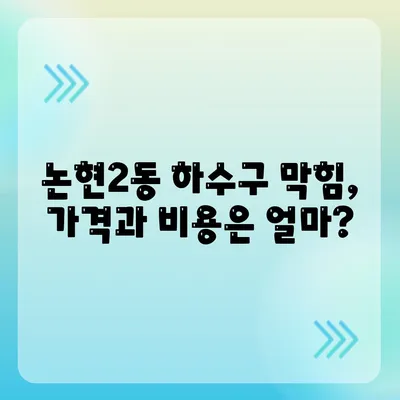 인천시 남동구 논현2동 하수구막힘 | 가격 | 비용 | 기름제거 | 싱크대 | 변기 | 세면대 | 역류 | 냄새차단 | 2024 후기