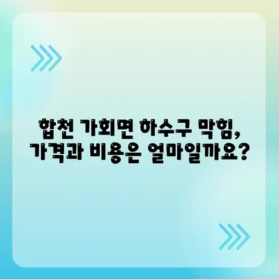 경상남도 합천군 가회면 하수구막힘 | 가격 | 비용 | 기름제거 | 싱크대 | 변기 | 세면대 | 역류 | 냄새차단 | 2024 후기