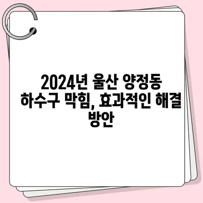 울산시 북구 양정동 하수구막힘 | 가격 | 비용 | 기름제거 | 싱크대 | 변기 | 세면대 | 역류 | 냄새차단 | 2024 후기