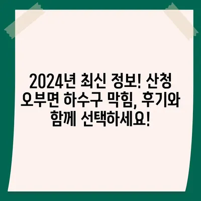 경상남도 산청군 오부면 하수구막힘 | 가격 | 비용 | 기름제거 | 싱크대 | 변기 | 세면대 | 역류 | 냄새차단 | 2024 후기