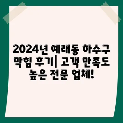 제주도 서귀포시 예래동 하수구막힘 | 가격 | 비용 | 기름제거 | 싱크대 | 변기 | 세면대 | 역류 | 냄새차단 | 2024 후기