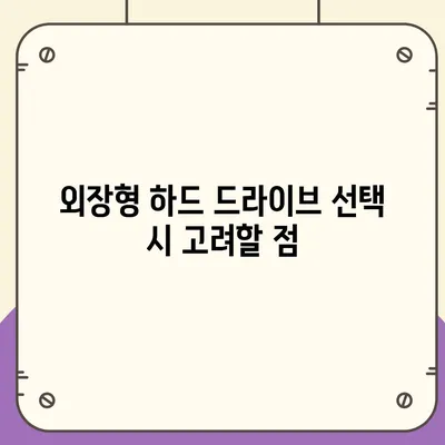 아이폰16 호환 외장형 하드 드라이브 | 저장 용량 확장