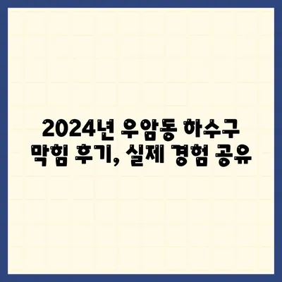 충청북도 청주시 청원구 우암동 하수구막힘 | 가격 | 비용 | 기름제거 | 싱크대 | 변기 | 세면대 | 역류 | 냄새차단 | 2024 후기