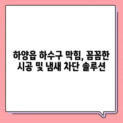 경상북도 경산시 하양읍 하수구막힘 | 가격 | 비용 | 기름제거 | 싱크대 | 변기 | 세면대 | 역류 | 냄새차단 | 2024 후기