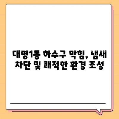 대구시 남구 대명1동 하수구막힘 | 가격 | 비용 | 기름제거 | 싱크대 | 변기 | 세면대 | 역류 | 냄새차단 | 2024 후기