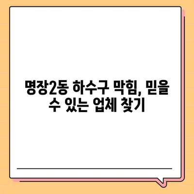 부산시 동래구 명장2동 하수구막힘 | 가격 | 비용 | 기름제거 | 싱크대 | 변기 | 세면대 | 역류 | 냄새차단 | 2024 후기