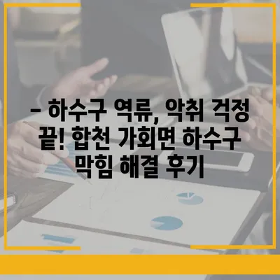 경상남도 합천군 가회면 하수구막힘 | 가격 | 비용 | 기름제거 | 싱크대 | 변기 | 세면대 | 역류 | 냄새차단 | 2024 후기