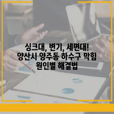 경상남도 양산시 양주동 하수구막힘 | 가격 | 비용 | 기름제거 | 싱크대 | 변기 | 세면대 | 역류 | 냄새차단 | 2024 후기