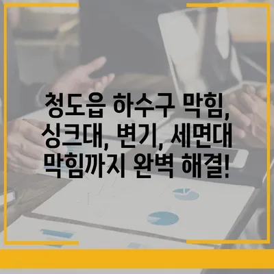 경상북도 청도군 청도읍 하수구막힘 | 가격 | 비용 | 기름제거 | 싱크대 | 변기 | 세면대 | 역류 | 냄새차단 | 2024 후기