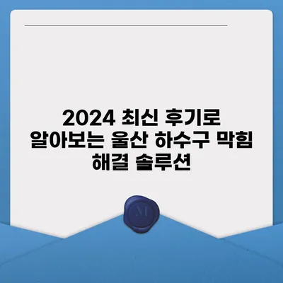 울산시 중구 병영2동 하수구막힘 | 가격 | 비용 | 기름제거 | 싱크대 | 변기 | 세면대 | 역류 | 냄새차단 | 2024 후기