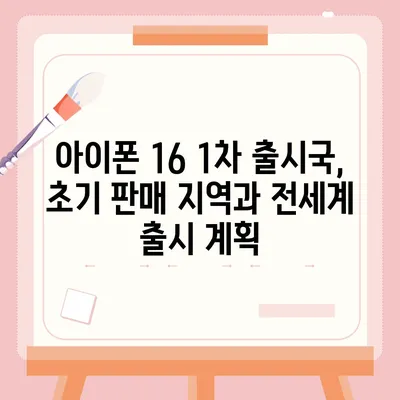 아이폰 16 출시일, 가격, 디자인, 1차 출시국 정보 총정리