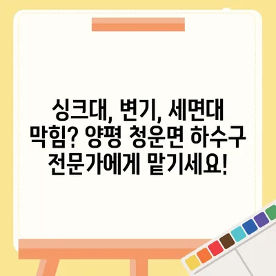 경기도 양평군 청운면 하수구막힘 | 가격 | 비용 | 기름제거 | 싱크대 | 변기 | 세면대 | 역류 | 냄새차단 | 2024 후기