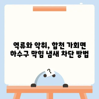 경상남도 합천군 가회면 하수구막힘 | 가격 | 비용 | 기름제거 | 싱크대 | 변기 | 세면대 | 역류 | 냄새차단 | 2024 후기