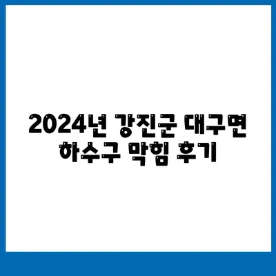 전라남도 강진군 대구면 하수구막힘 | 가격 | 비용 | 기름제거 | 싱크대 | 변기 | 세면대 | 역류 | 냄새차단 | 2024 후기