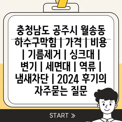 충청남도 공주시 월송동 하수구막힘 | 가격 | 비용 | 기름제거 | 싱크대 | 변기 | 세면대 | 역류 | 냄새차단 | 2024 후기