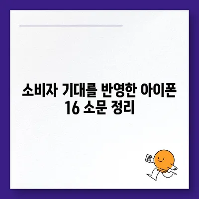 아이폰 16 출시일 루머 7월 기준 정리