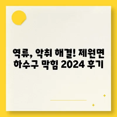 충청남도 금산군 제원면 하수구막힘 | 가격 | 비용 | 기름제거 | 싱크대 | 변기 | 세면대 | 역류 | 냄새차단 | 2024 후기