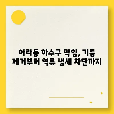 제주도 제주시 아라동 하수구막힘 | 가격 | 비용 | 기름제거 | 싱크대 | 변기 | 세면대 | 역류 | 냄새차단 | 2024 후기