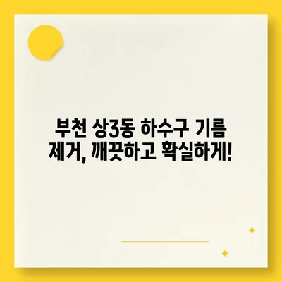 경기도 부천시 상3동 하수구막힘 | 가격 | 비용 | 기름제거 | 싱크대 | 변기 | 세면대 | 역류 | 냄새차단 | 2024 후기