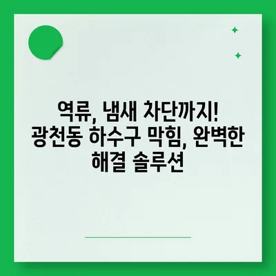 광주시 서구 광천동 하수구막힘 | 가격 | 비용 | 기름제거 | 싱크대 | 변기 | 세면대 | 역류 | 냄새차단 | 2024 후기