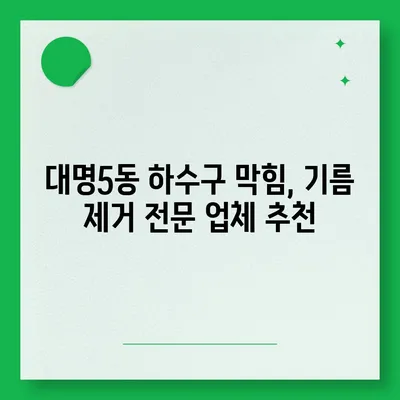 대구시 남구 대명5동 하수구막힘 | 가격 | 비용 | 기름제거 | 싱크대 | 변기 | 세면대 | 역류 | 냄새차단 | 2024 후기