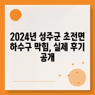 경상북도 성주군 초전면 하수구막힘 | 가격 | 비용 | 기름제거 | 싱크대 | 변기 | 세면대 | 역류 | 냄새차단 | 2024 후기