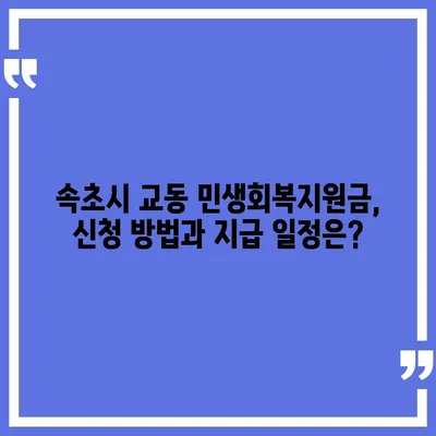 강원도 속초시 교동 민생회복지원금 | 신청 | 신청방법 | 대상 | 지급일 | 사용처 | 전국민 | 이재명 | 2024