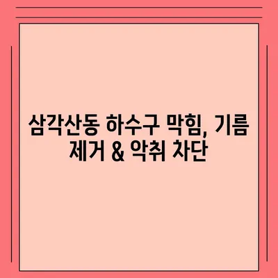 서울시 강북구 삼각산동 하수구막힘 | 가격 | 비용 | 기름제거 | 싱크대 | 변기 | 세면대 | 역류 | 냄새차단 | 2024 후기