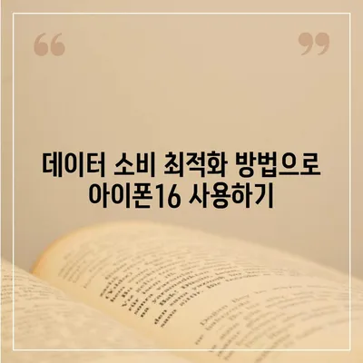 아이폰16 할부 대역폭 소비 | 주의 사항 및 해결책