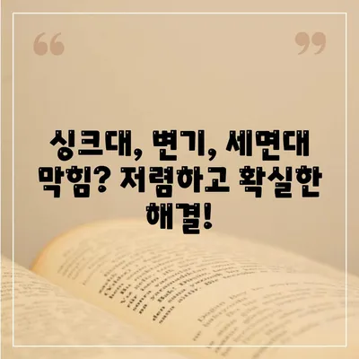 대전시 유성구 장대동 하수구막힘 | 가격 | 비용 | 기름제거 | 싱크대 | 변기 | 세면대 | 역류 | 냄새차단 | 2024 후기