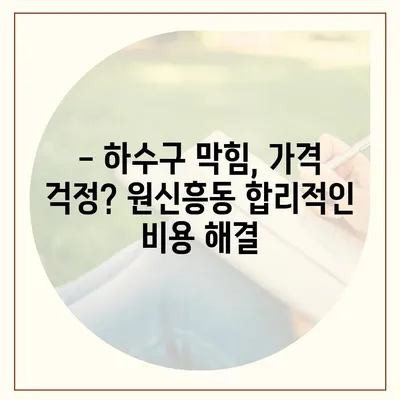 대전시 유성구 원신흥동 하수구막힘 | 가격 | 비용 | 기름제거 | 싱크대 | 변기 | 세면대 | 역류 | 냄새차단 | 2024 후기