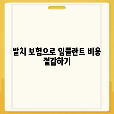 실속형 발치 보험과 임플란트 수술 필요성 살펴보기