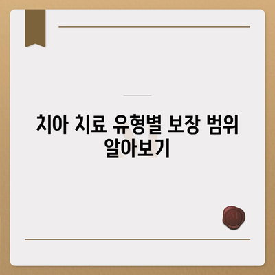 실속보장 치아보험 가입 시 주요 내용 및 면책 기간 살펴보기