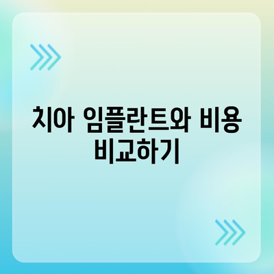 실속형 치아 수리 보험과 치아 임플란트에 대한 설명