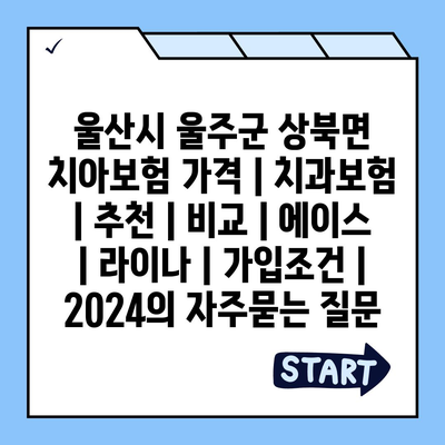 울산시 울주군 상북면 치아보험 가격 | 치과보험 | 추천 | 비교 | 에이스 | 라이나 | 가입조건 | 2024