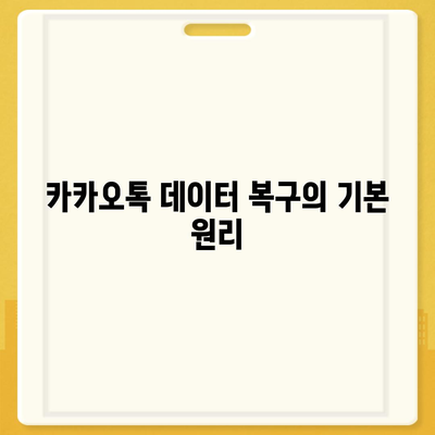 카카오톡의 놀라운 복구 사례