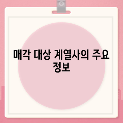 카카오 계열사 매각 정리 | 주가 전망 분석