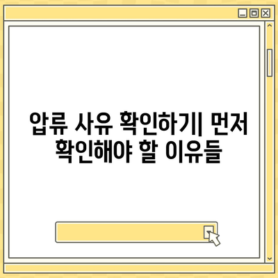 카카오뱅크 통장 압류 해지하는 단 한 가지 방법