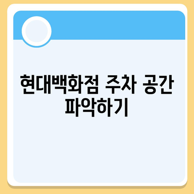 현대백화점 주차 꿀팁 | 카카오내비와 카카오T를 활용한 해결책